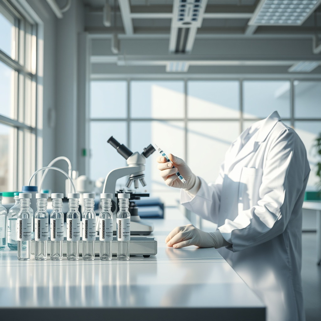 Vacinação em Laboratório: O Caminho para a Saúde Segura